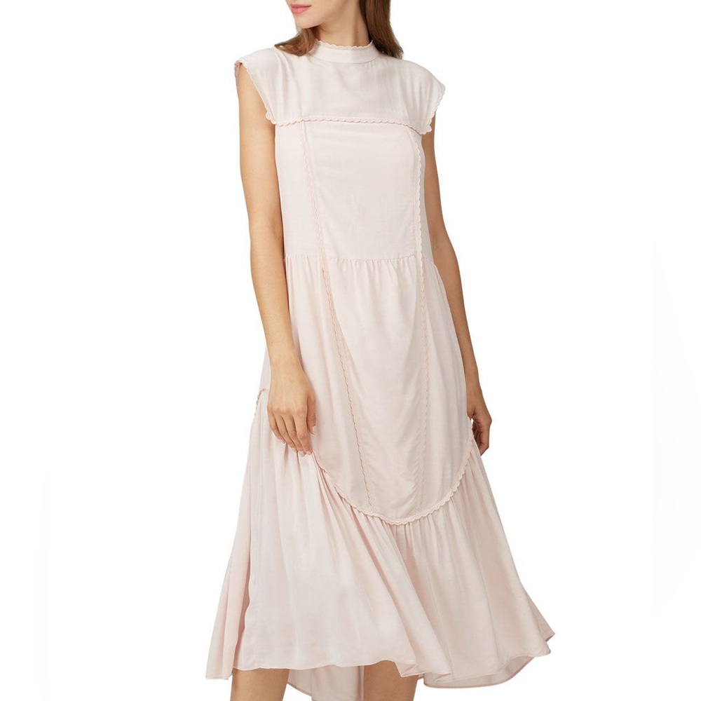 See by Chloé Pink High Neck Dress light pink blush size FR 38 US 6